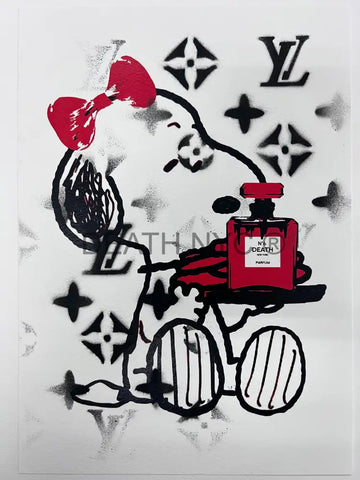 ’030303’ Snoop No. 6 Stencil (Edition Of One) 2024 Art Print