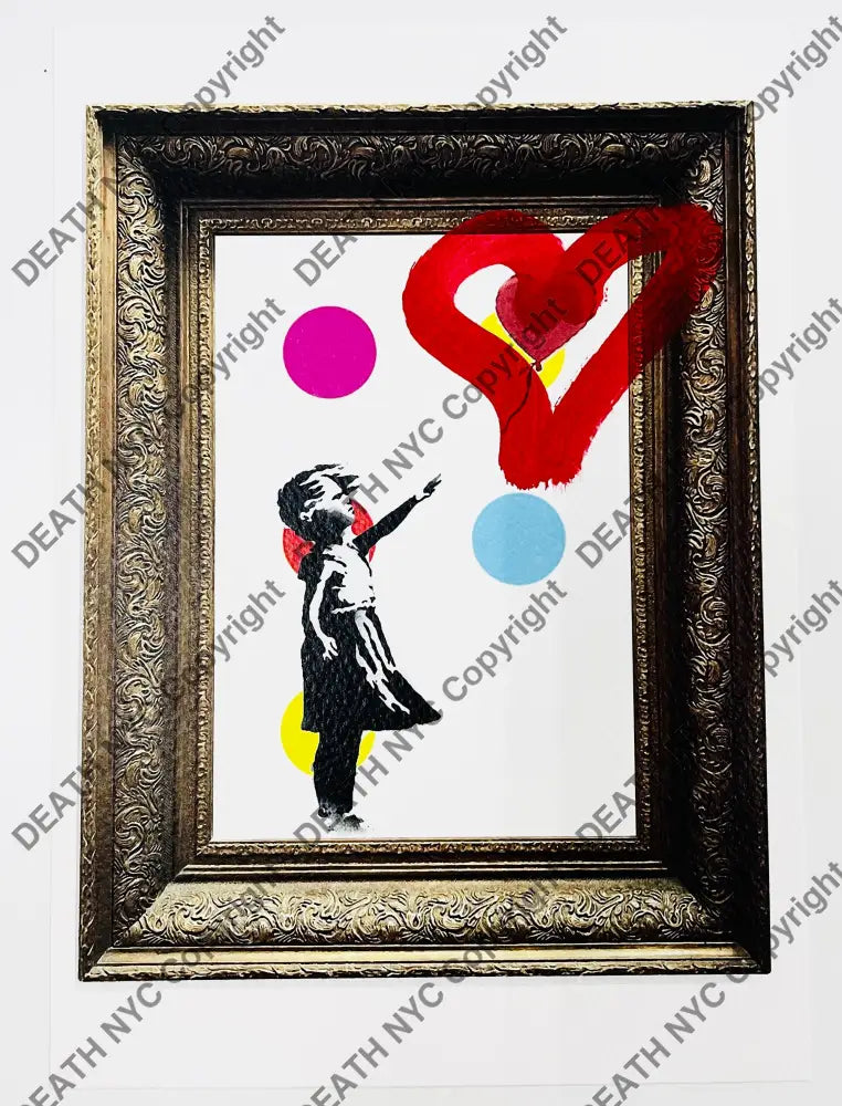 071102 (Edition Of One) Banksy Handwritten 2023 Art Print