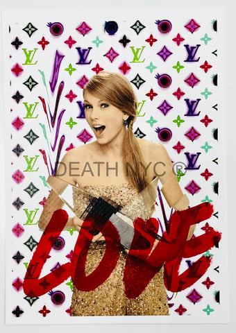 071106 (Edition Of One) Taylor Swift Handwritten 2023 Art Print