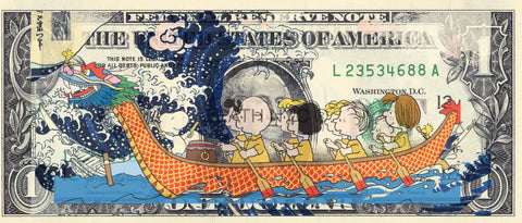 $1 Usd ’030224$8’ (2023) Edition Of 100 Snoopy Art Print