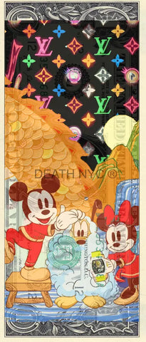 $1 Usd ’030224$17’ (2023) Edition Of 100 Mickey Art Print