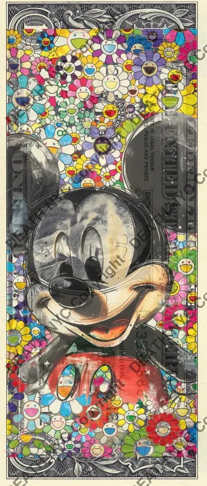 $1 USD ’030325$6’’ (2025) Edition of 100 mouse $1 bill Art Print