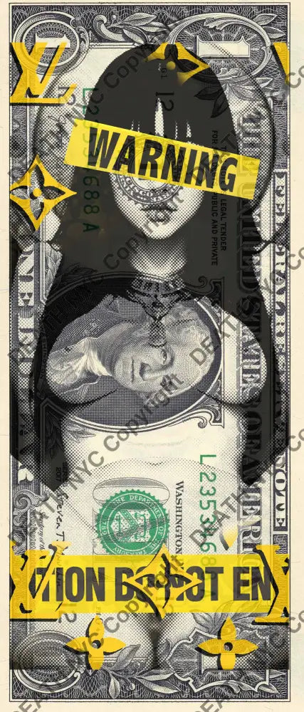 $1 USD ’030325$9’’ (2025) Edition of 100 n d $1 bill Art Print
