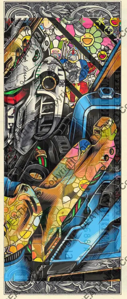 $1 USD ’060525$1’’ (2025) Edition of 100 gund $1 bill Art Print
