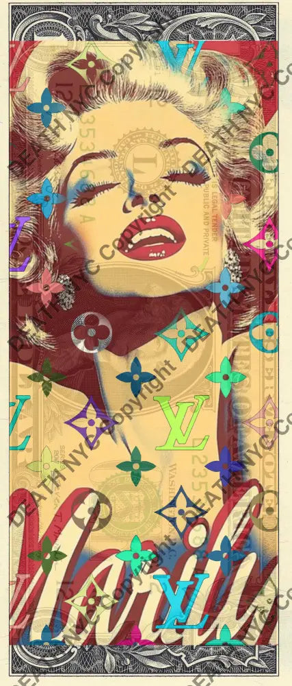 $1 USD ’100625$2’’ (2025) Edition of 100 monr $1 bill Art Print