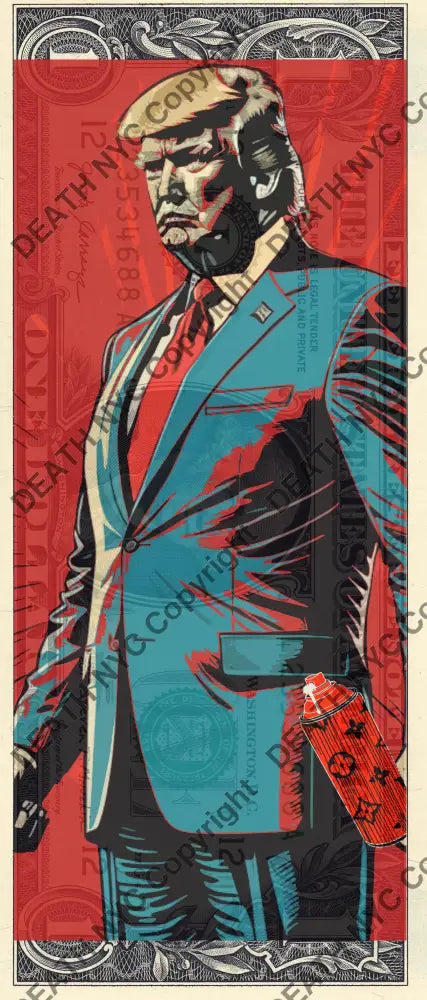 $1 Usd ’181124$4’’ (2024) Edition Of 100 Tr P Art Print