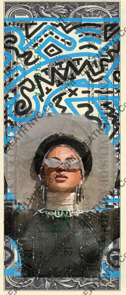 $1 Usd ’190824$3’’ (2024) Edition Of 100 Beyonce Art Print