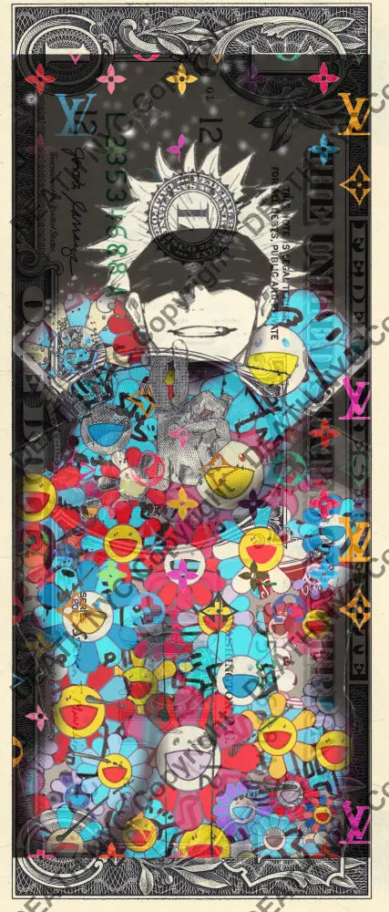 $1 USD ’280325$6’’ (2025) Edition of 100 gojo $1 bill Art Print