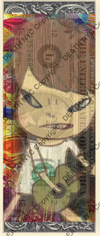 $1 USD ’280325$8’’ (2025) Edition of 100 cute $1 bill Art Print