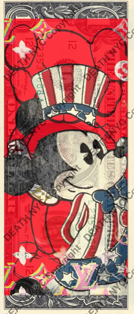 $1 USD ’290525$2’’ (2025) Edition of 100 mouse $1 bill Art Print