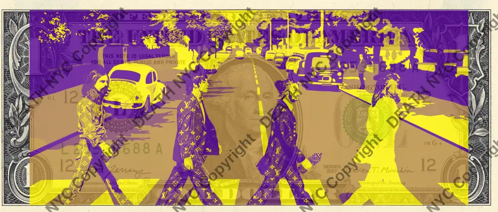 $1 USD ’311221$13’’ (2021) Edition of 100 btles $1 bill Art Print