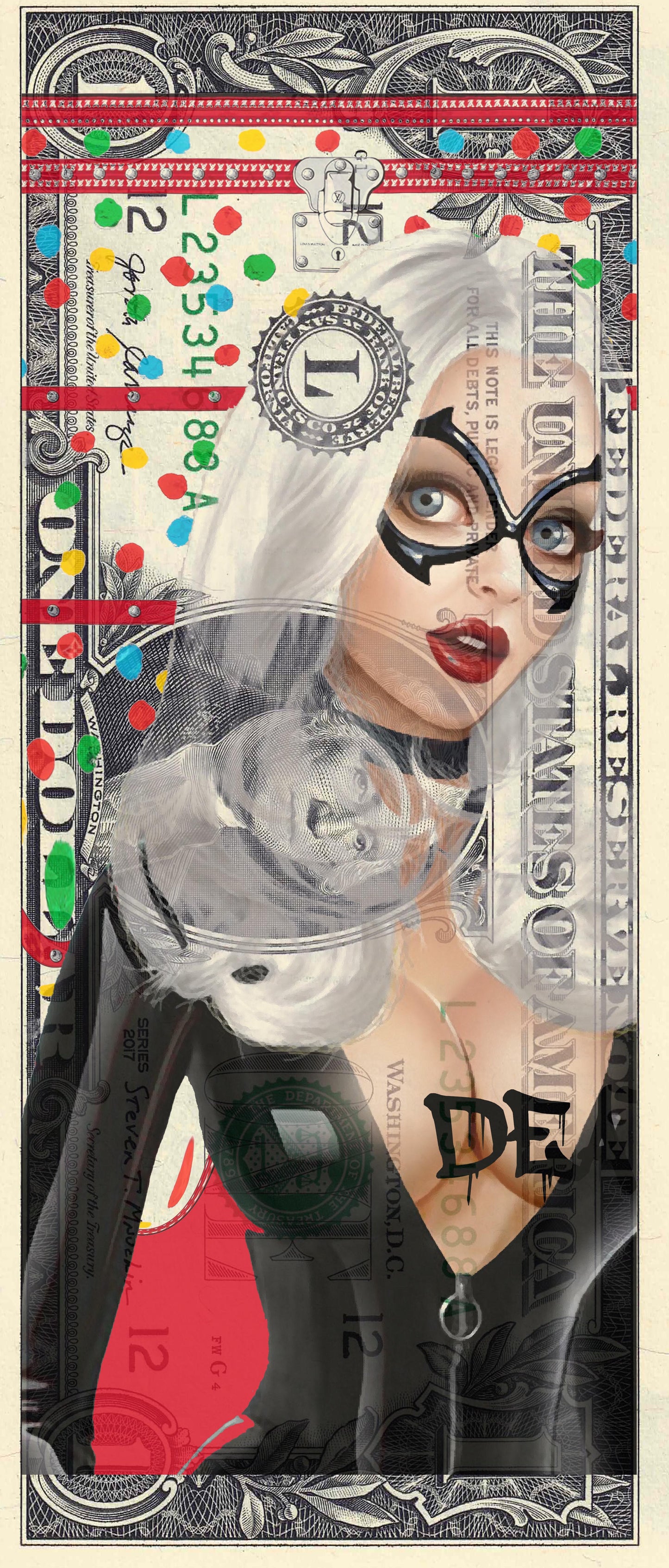 Auction USD $1 Original artwork 220623$17 cat