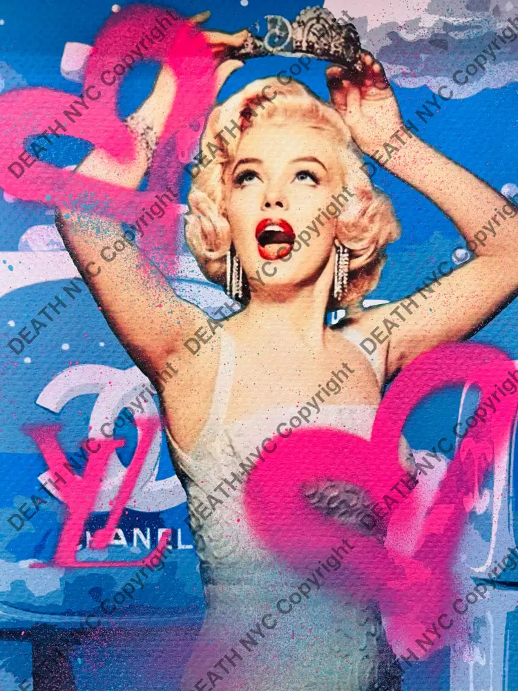 ’190213’’ monr look up Mixed Media art print (Edition of one) 2025 Art Print