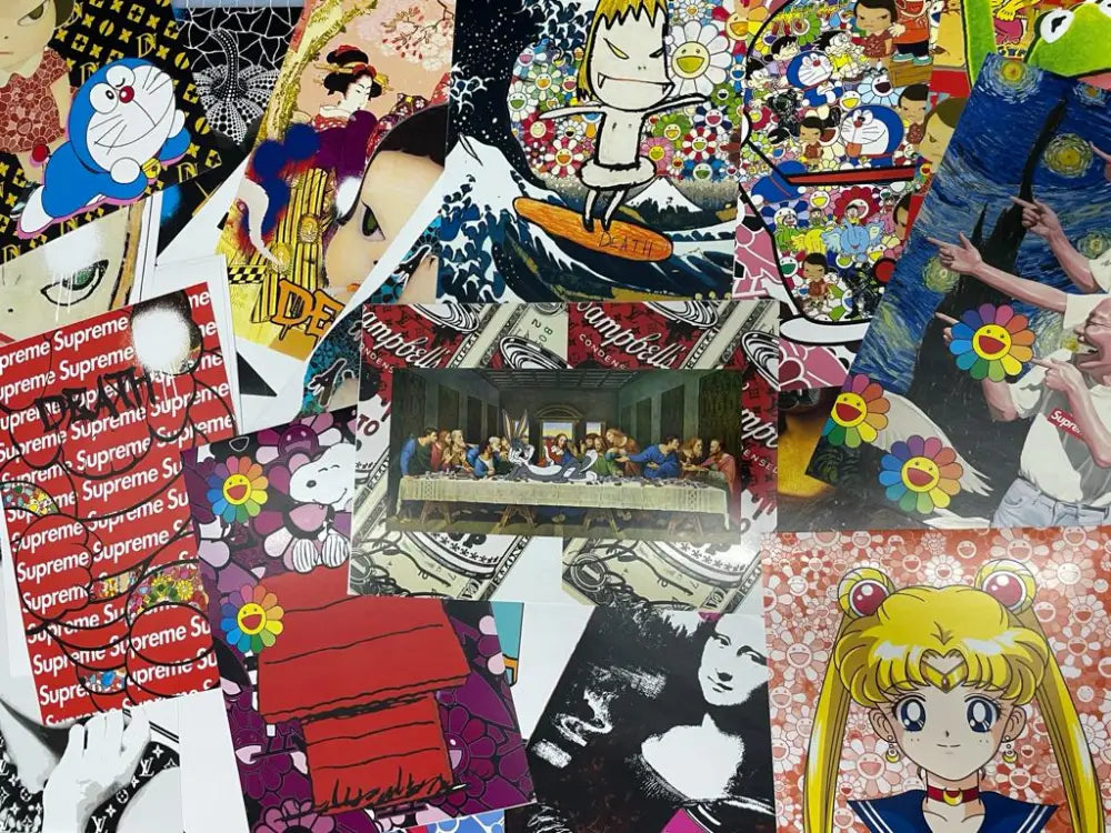 21X15Cm Sticker Set (100 Pieces By Random) Art Print
