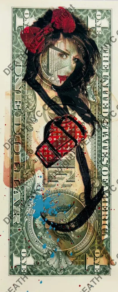 ’251108’’ Us Dollar Mixed Media (Edition Of One) 2024 Art Print