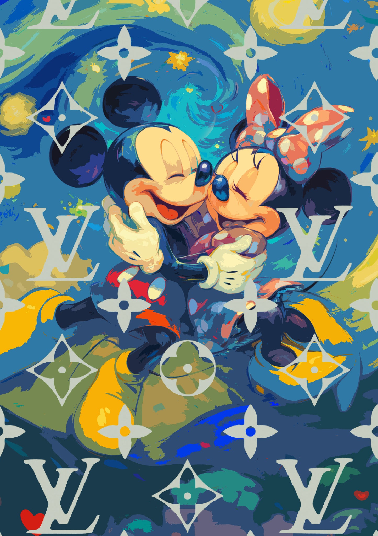 Auction "AG165 mouse " art print 45x32cm (Edition of 100)