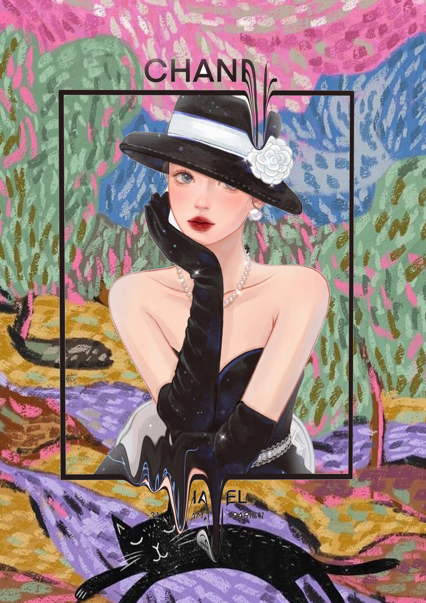 Auction "AM56 ch" art print 45x32cm (Edition of 100)