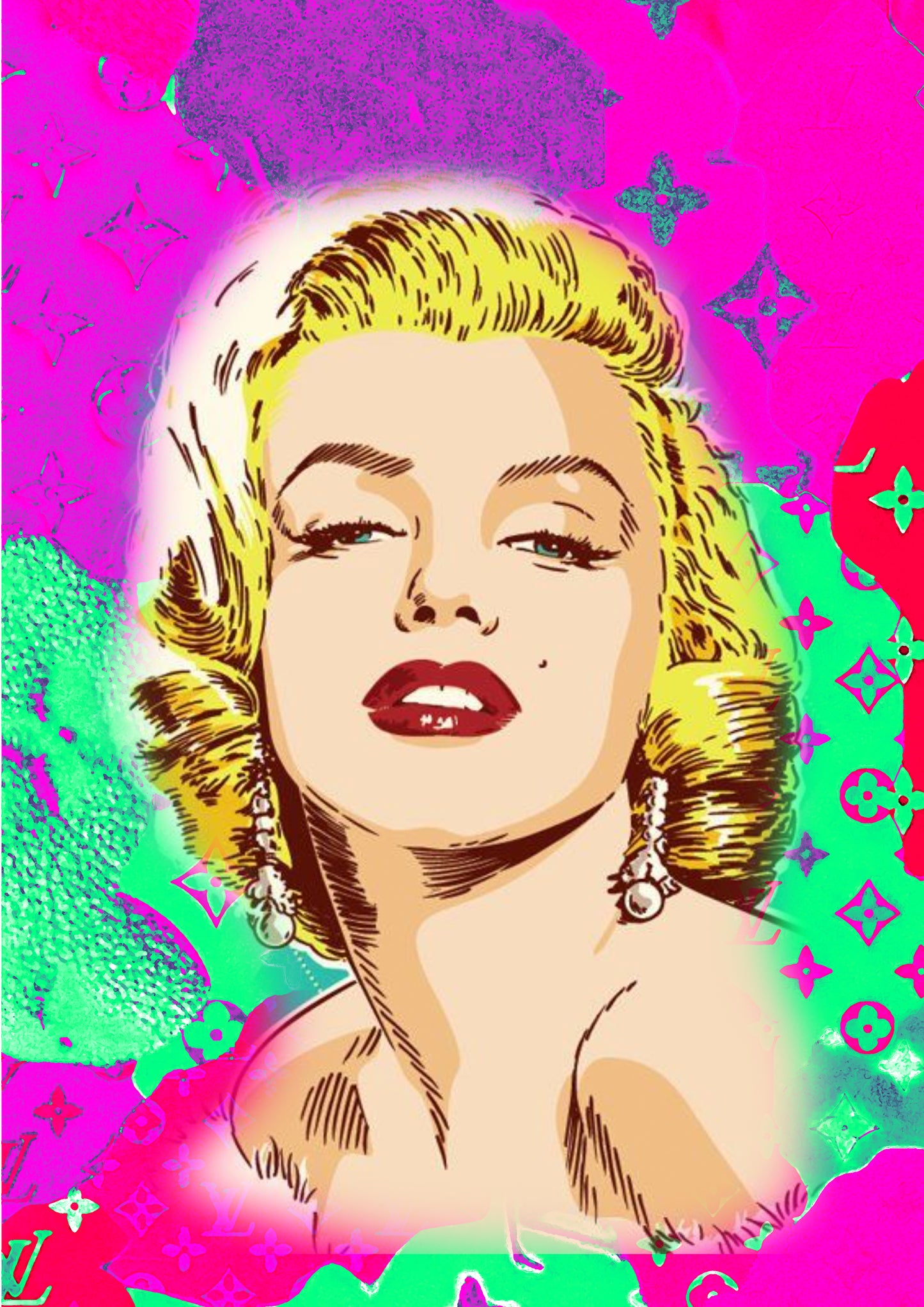 Auction "AN184 monr" art print 45x32cm (Edition of 100)
