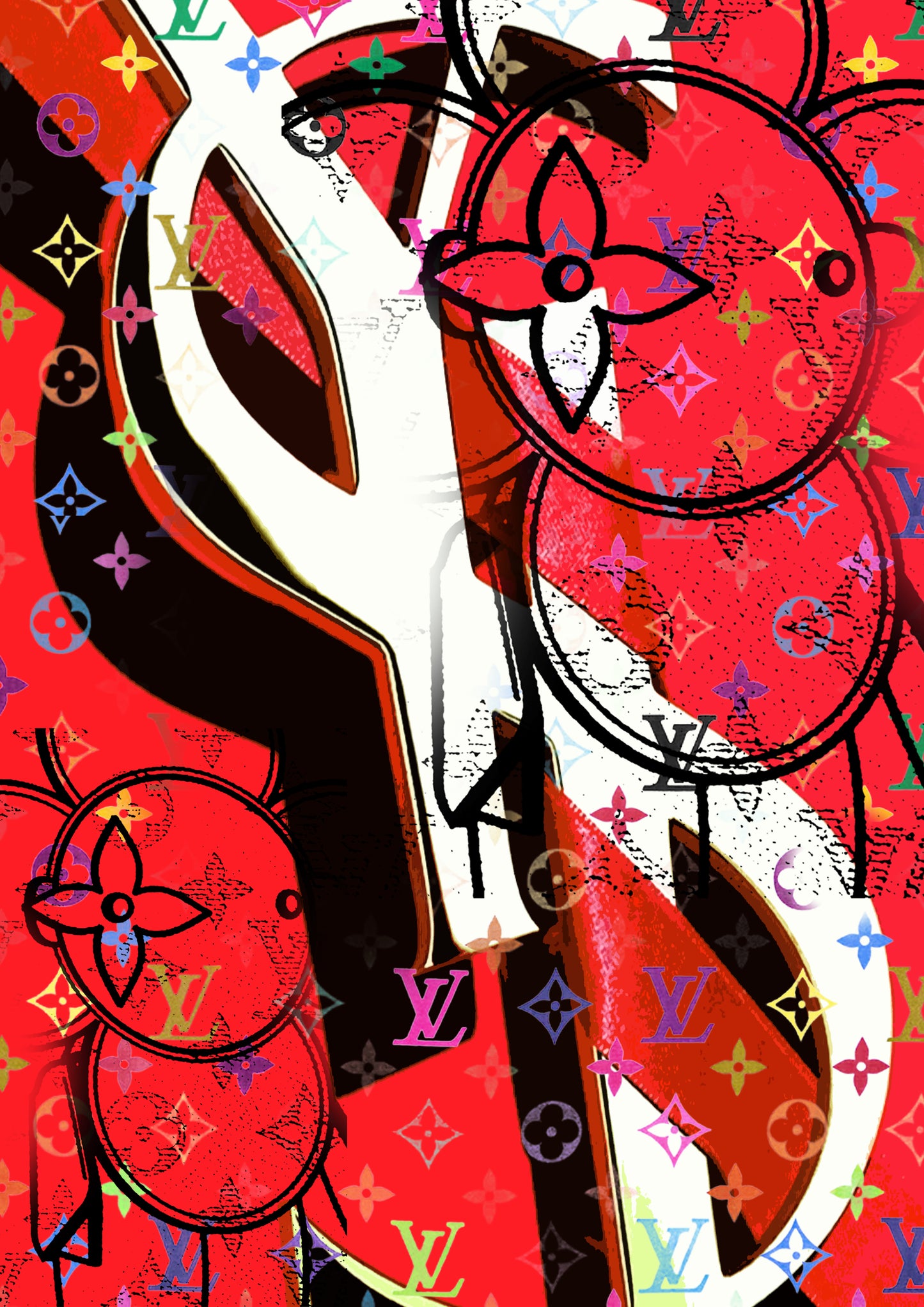 Auction "AZ267 y s l" art print 45x32cm (Edition of 100)