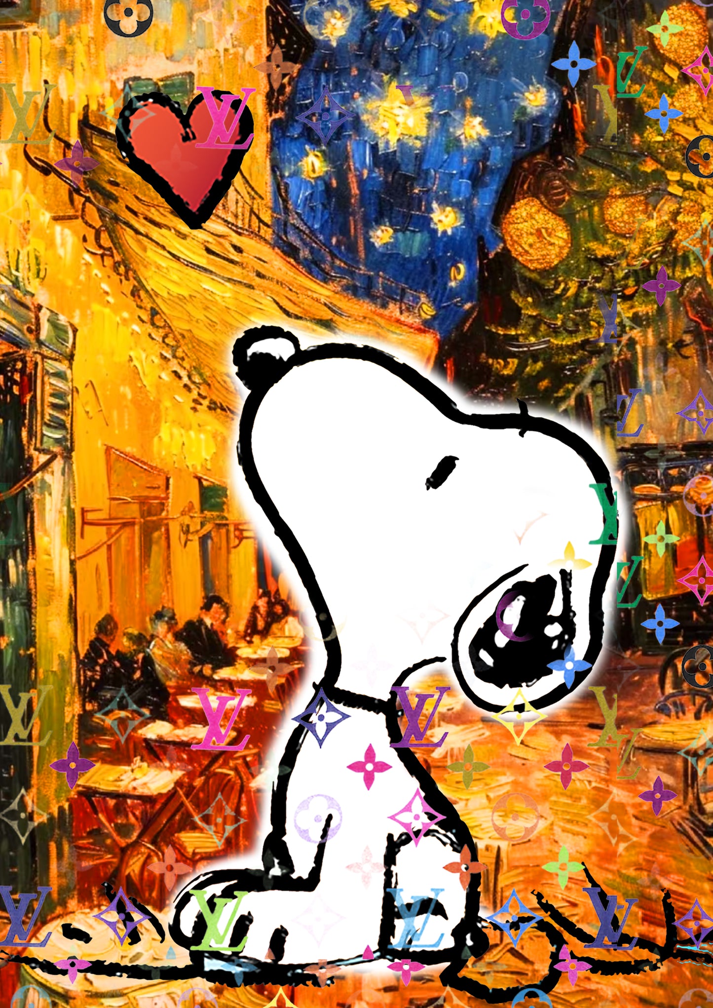 Auction "AZ347 silly" art print 45x32cm (Edition of 100)