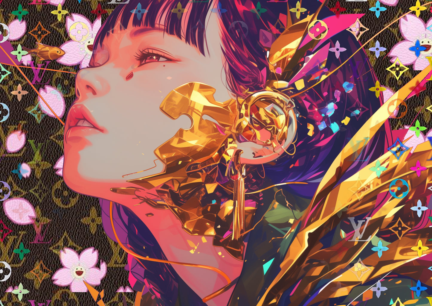 Auction "BE683 girl" art print 45x32cm (Edition of 100)