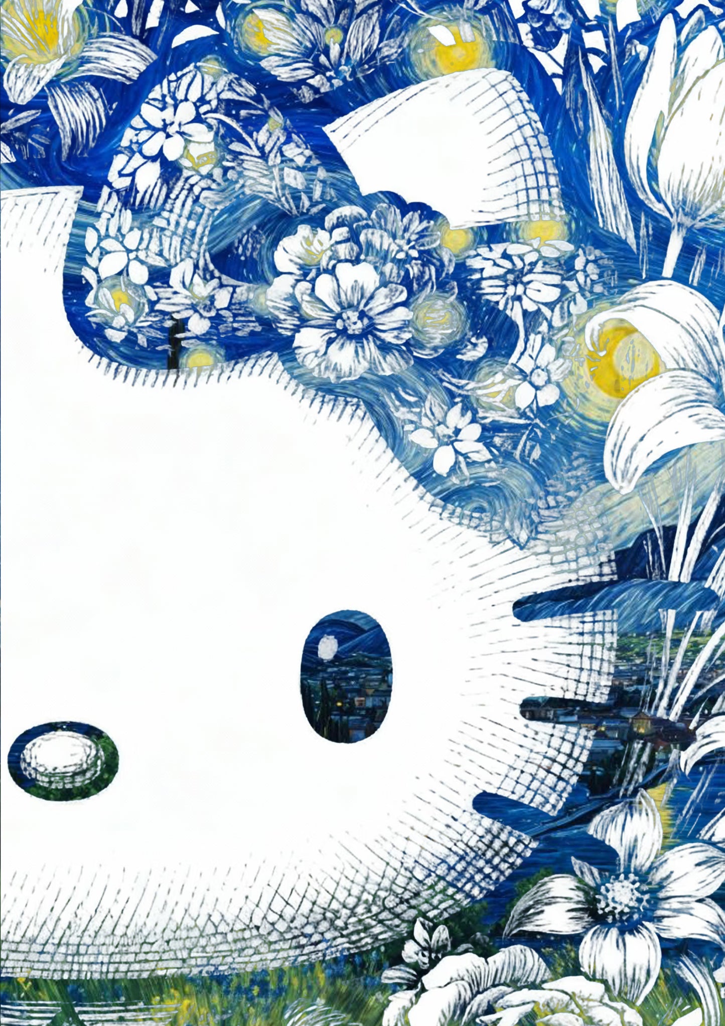 Auction "DB226 kitty" art print 45x32cm (Edition of 100)