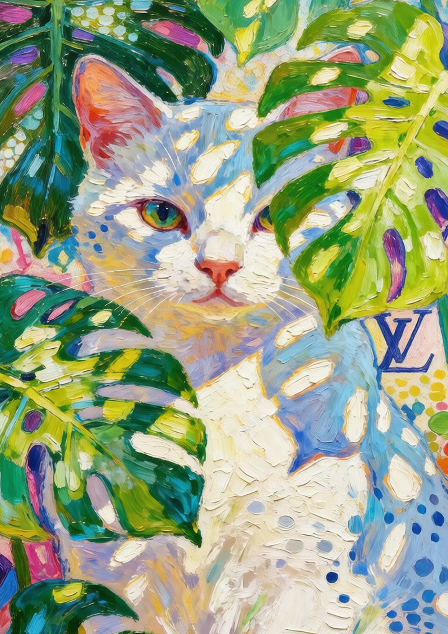 Auction "DB341 cat" art print 45x32cm (Edition of 100)