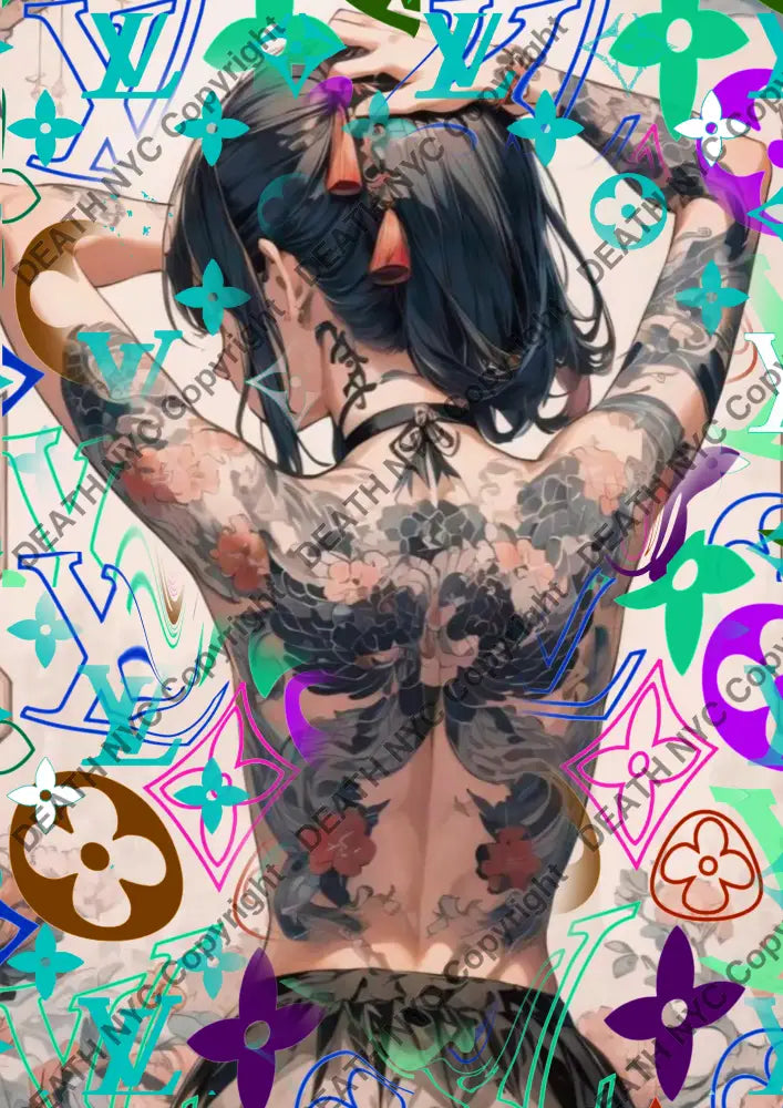 ’A C 753’’ 45x32cm (Edition of 100*) (2025) tattoo Art Print