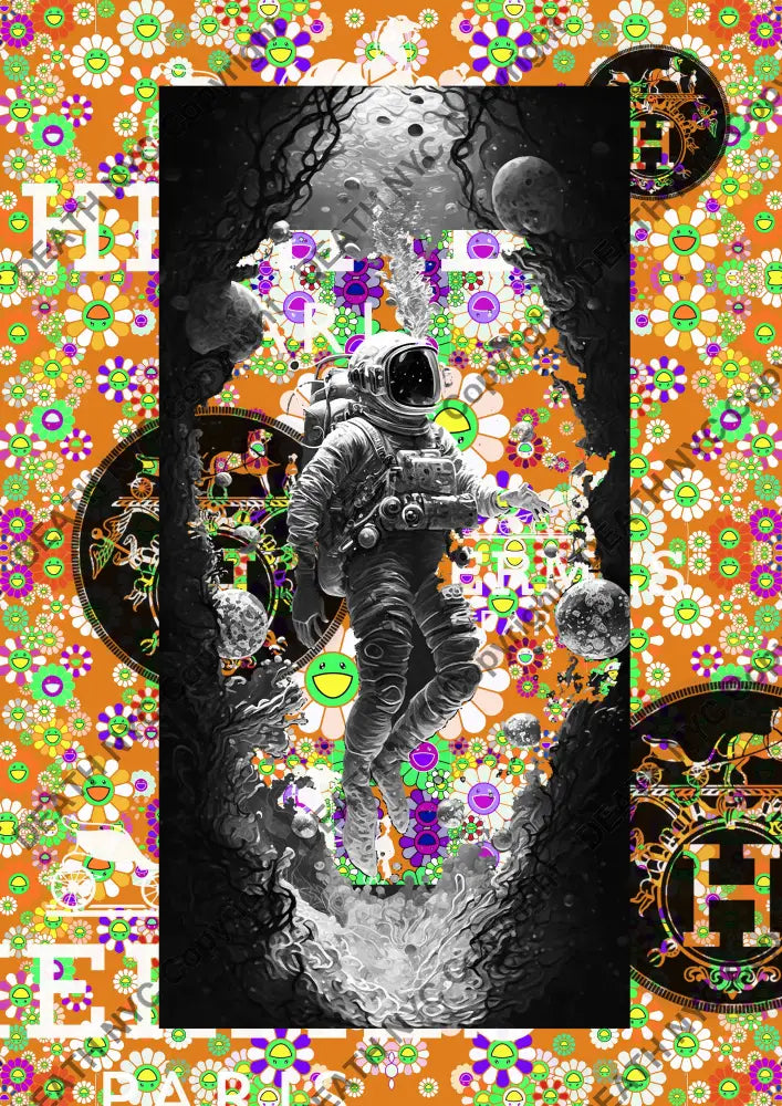 ’Astro Org’ (52) 60X42Cm (Edition Of 10) (2024) Art Print