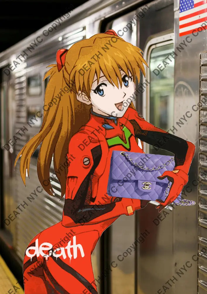 Asuka Subway 45X32Cm (Edition Of 100) (2020) Art Print