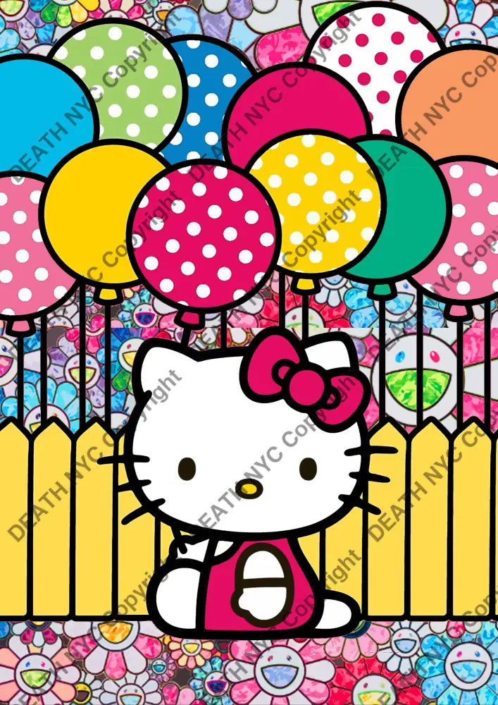 Auction ’01027 kitty’ 45x32cm (Edition of 100) Art Print