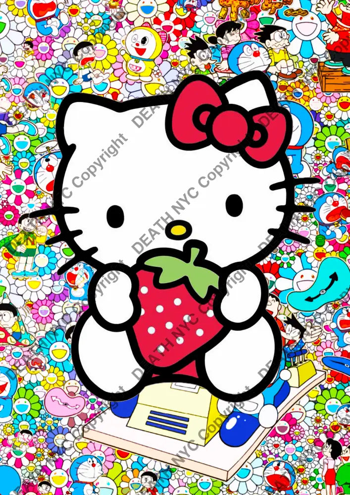 Auction ’01031 kitty ’ art print 45x32cm (Edition of 100) - Art Print