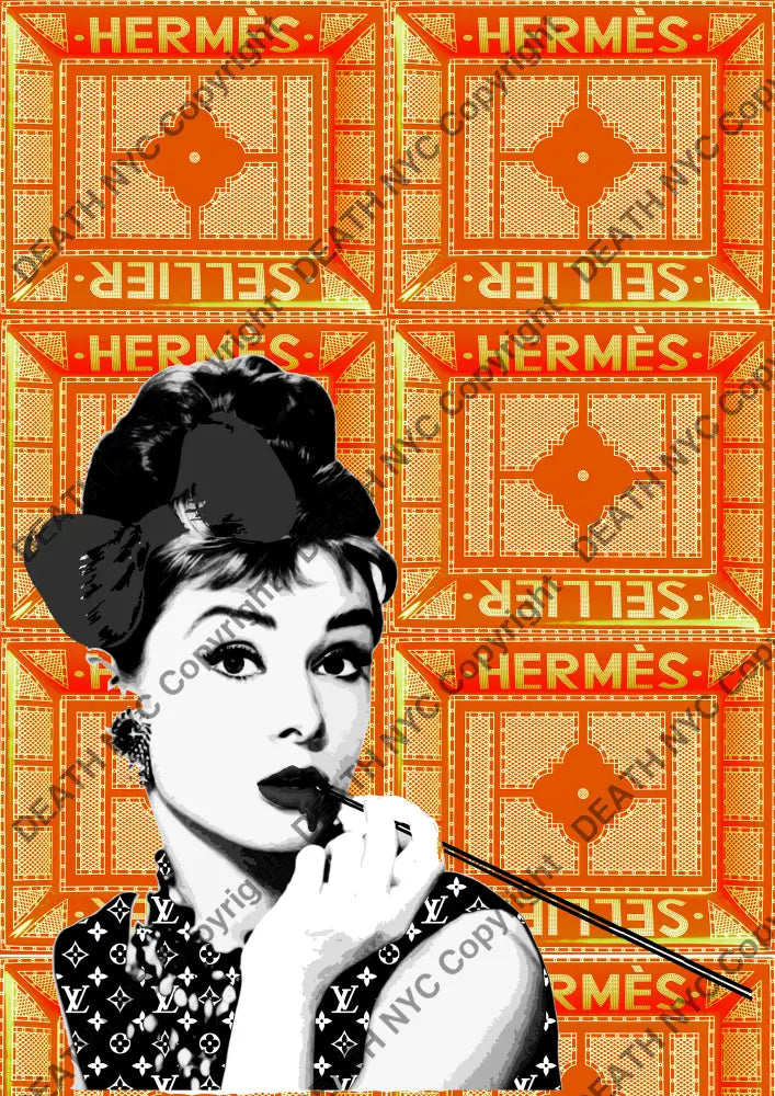 Auction ’03325 audrey’ art print 45x32cm (Edition of 100) Art Print