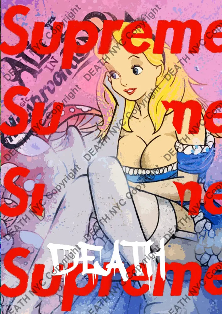 Auction ’04627 alice’ art print 45x32cm (Edition of 100) - Art Print