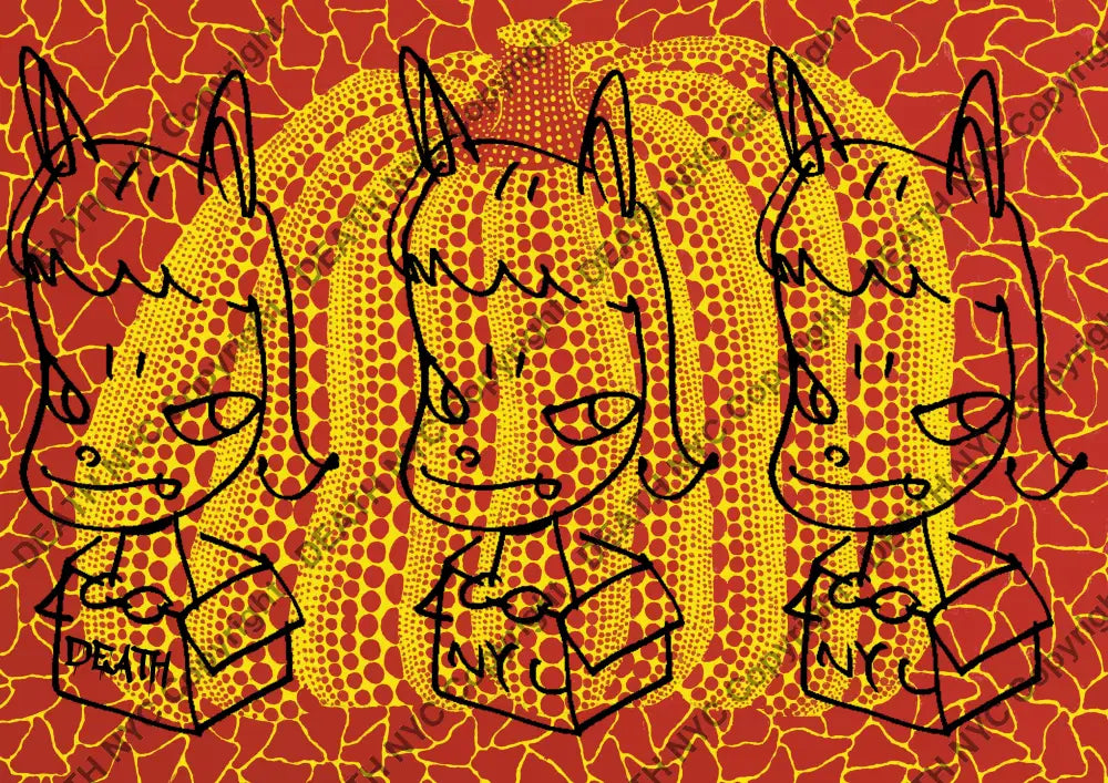 Auction ’3 N death’ art print 45x32cm (Edition of 100) Art Print