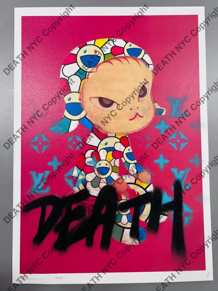 Auction 45cm x 32cm Edition of 1 Art Print DEATH Art Print