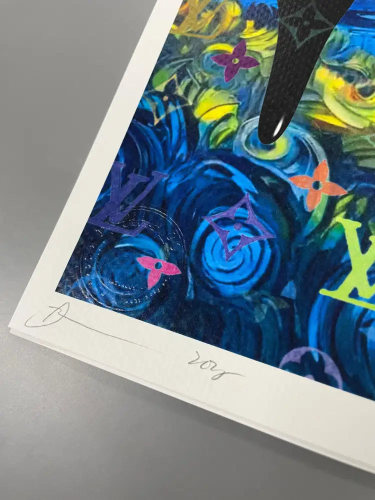 Auction 45cm x 32cm Edition of 100 Sn dog 2 Art Print Art Print