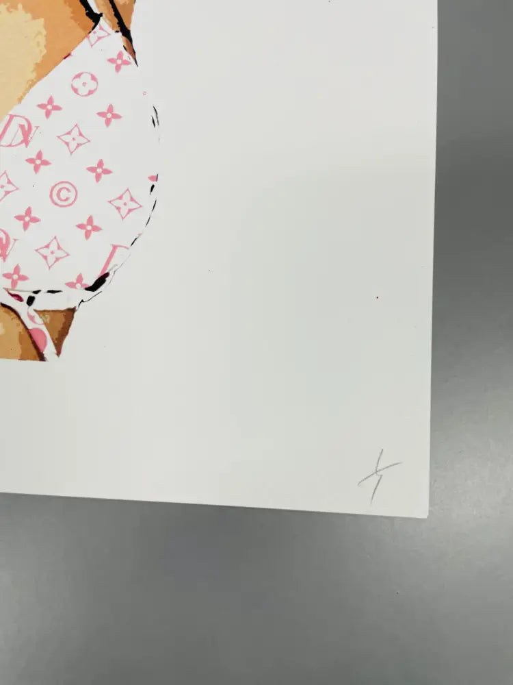 Auction 45cm x 32cm Edition of ONE Kate Up Spray Art Print