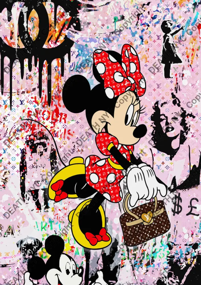 Auction ’AB118 mouse’ 45x32cm (Edition of 100) Art Print