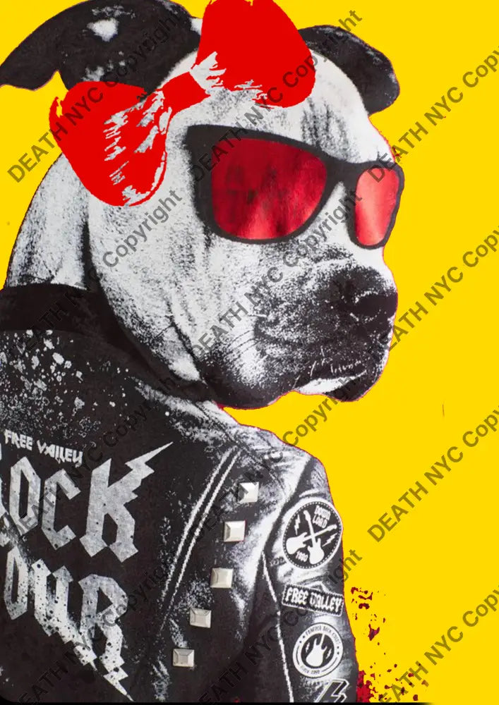 Auction ’AD235 Dog ’ art print 45x32cm (Edition of 100) Art Print