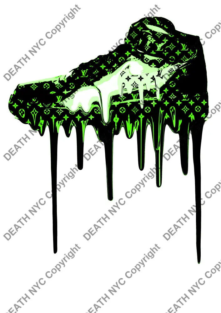 Auction ’af1 L green’ art print 45x32cm (Edition of 100) Art Print