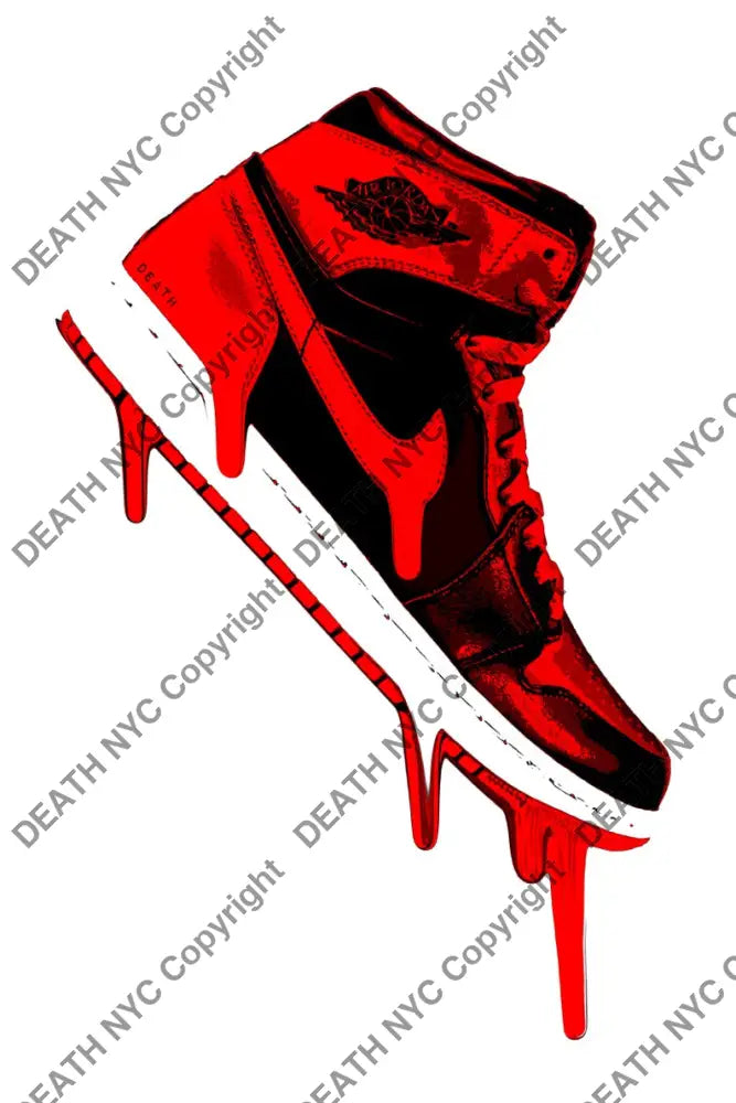 Auction ’aj1 red’ art print 45x32cm (Edition of 100) Art Print