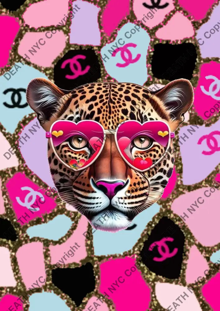 Auction ’AJ28 leop ch’ art print 45x32cm (Edition of 100) - Art Print