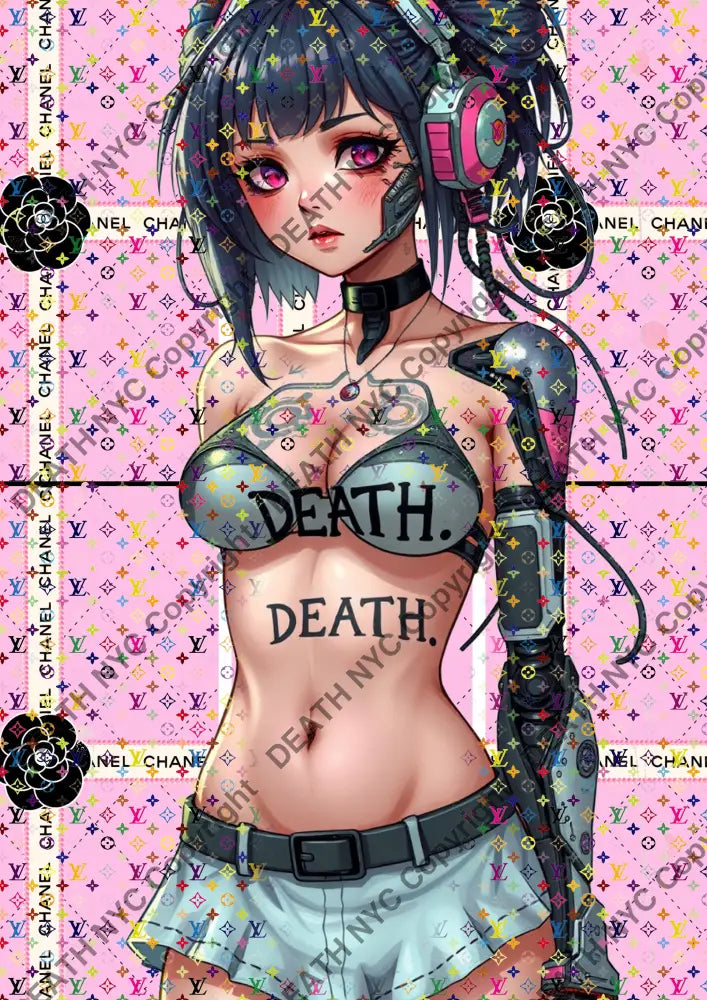 Auction ’AP195 girl’ art print 45x32cm (Edition of 100) - Art Print