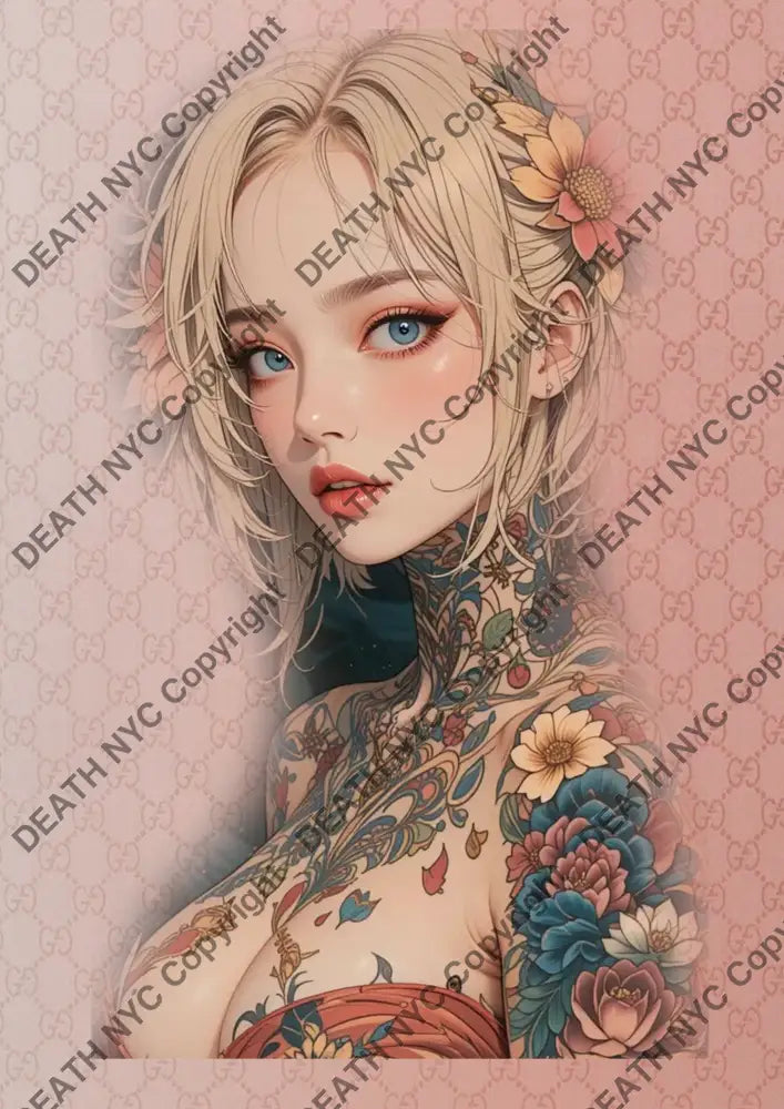 Auction ’AUC144’’ art print 45x32cm (Edition of 100)tattoo Art Print
