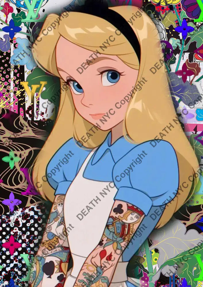 Auction ’AUC437 alice ’ art print 45x32cm (Edition of 100) Art Print