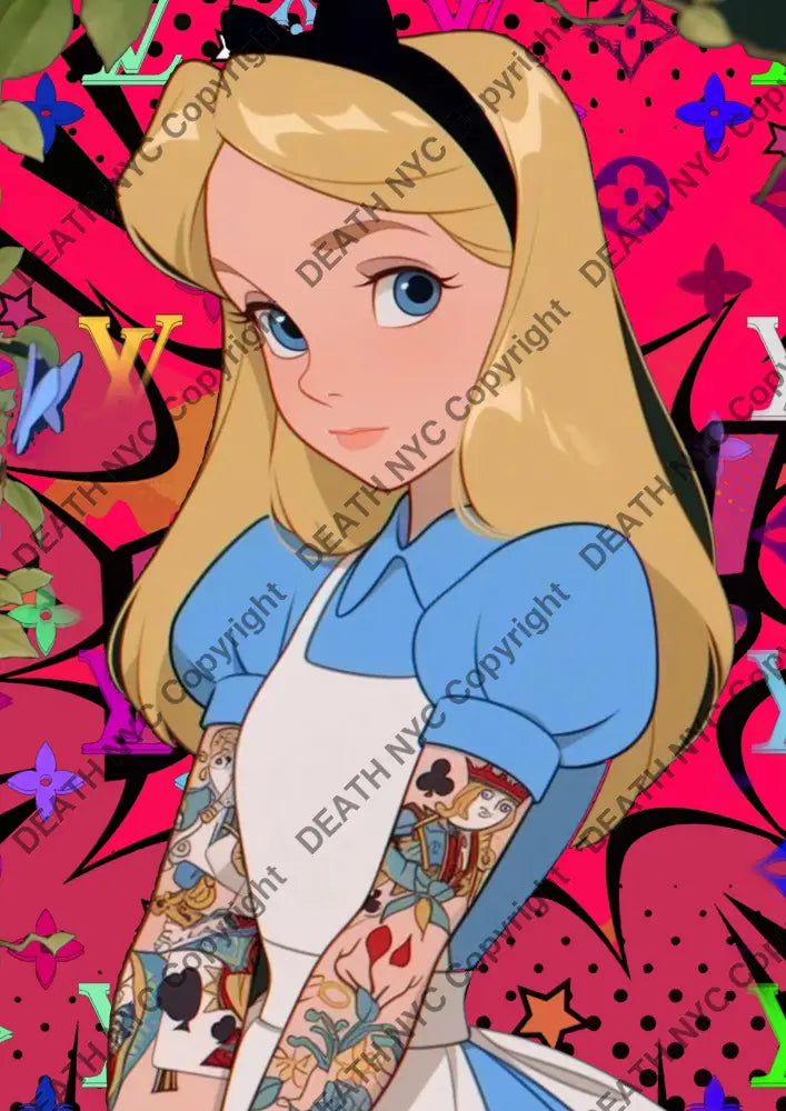 Auction ’AUC512 alice’ 45x32cm (Edition of 100) Art Print