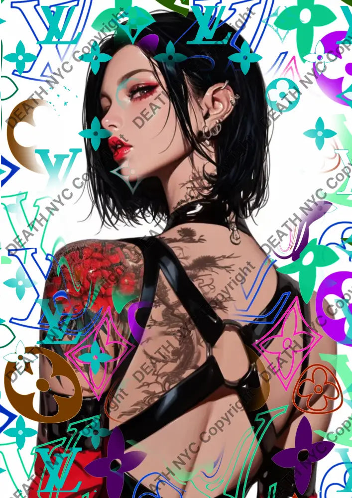 Auction ’AUC751 girl’ 45x32cm (Edition of 100) Art Print