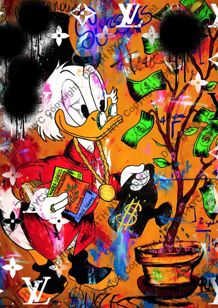 Auction ’AUC944 duck’ art print 45x32cm (Edition of 100) Art Print