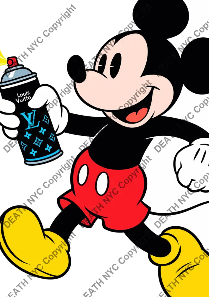 Auction ’AUC956 mouse’ art print 45x32cm (Edition of 100) Art Print